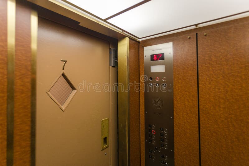Closing elevator doors stock photo. Image of opening, elevator 2776182