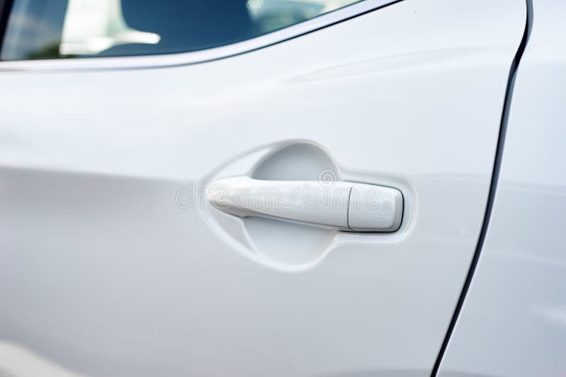 Door handle of the car stock photo. Image of lock, automobile 59509434