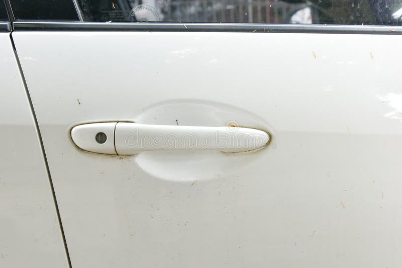 656 Car Door Handle Scratch lizenzfreie Fotos und Stockbilder