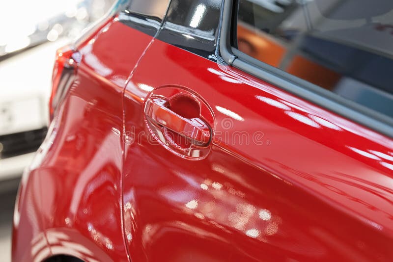 Door handles of cars stock image. Image of repair, handle 85045151