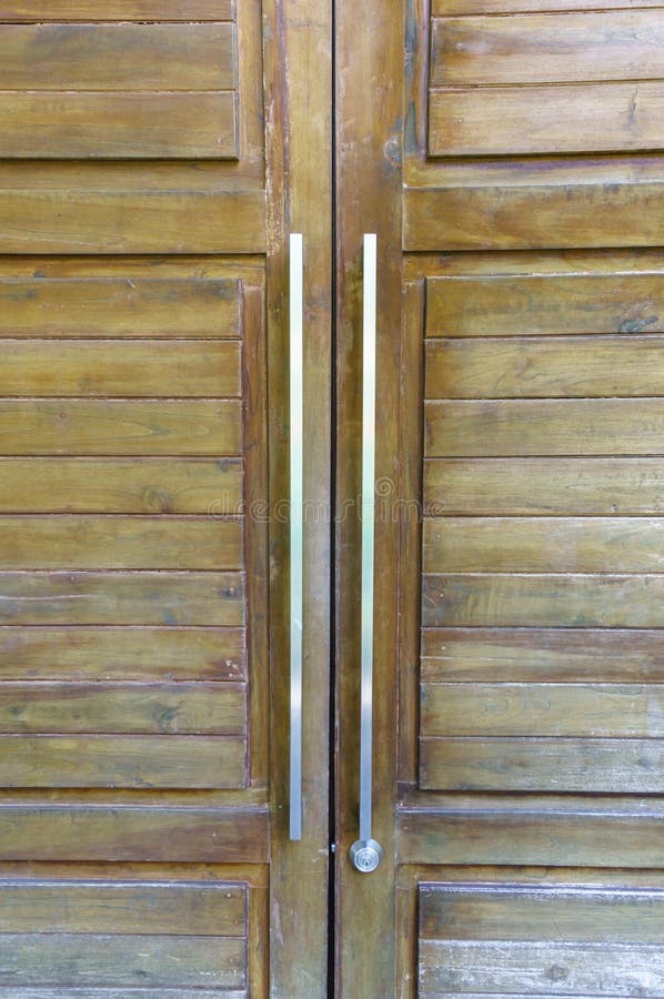 Door Handles with Double Door Stock Photo Image of aged, design 42986598