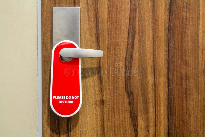 please do not disturb sign hotel