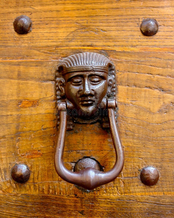 Door knocker 1 stock photo. Image of decoration, egypt 2300360