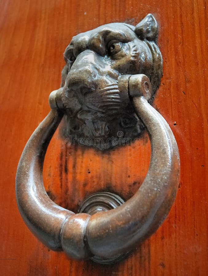 Very Big Antique Door Knocker Stock Photo Image of knocker, nostalgia