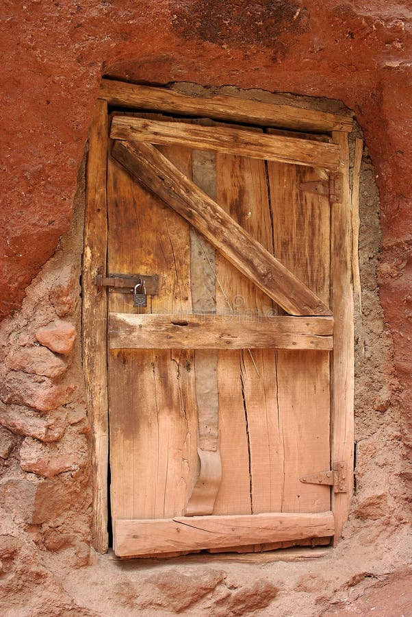 Door in Lalibela, Ethiopia stock photo. Image of religious 24613586