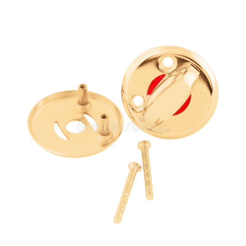 Door lock cover plate stock photo. Image of door, white 31524102