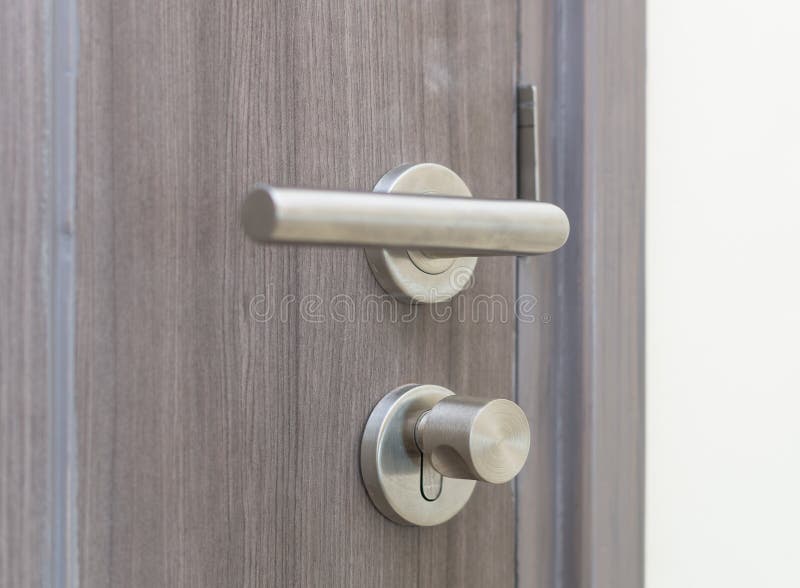 Door lock with luxury room stock image. Image of doorway 66777535