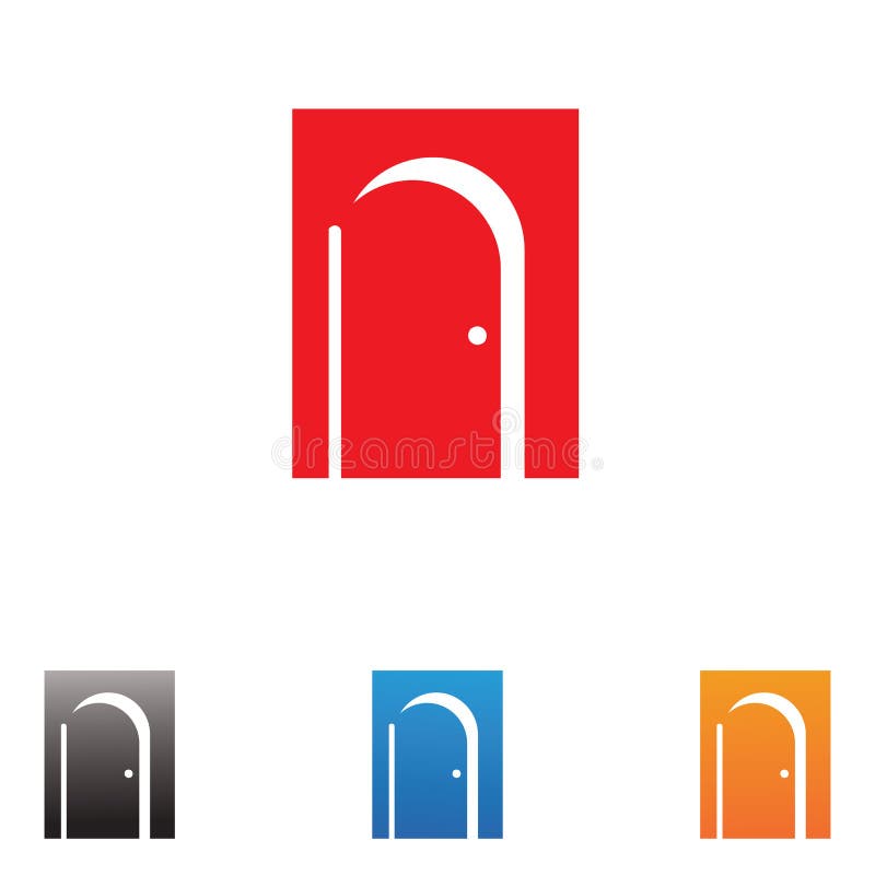 Door Logo and Symbol Vector Stock Vector Illustration of graphic