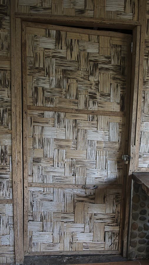 Bamboo door stock image. Image of flora, door, graceful - 16788009