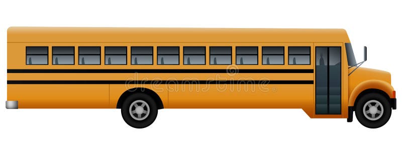 Download Door Side Of School Bus Mockup, Realistic Style Stock ...