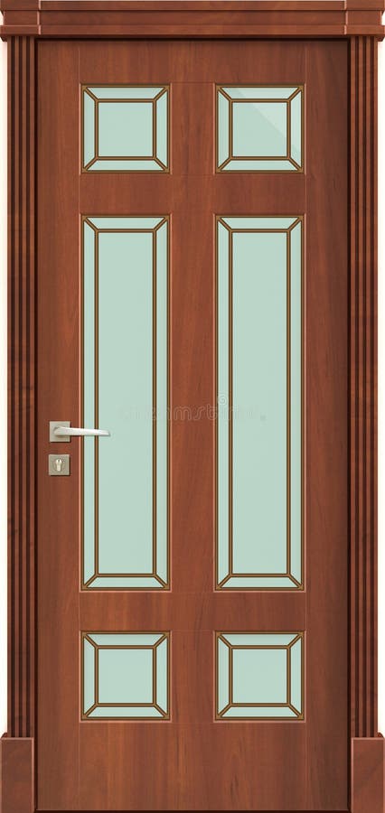 Door Texture, Natural Oak Color with Glass, for Classic Interior 3D Render  Stock Illustration - Illustration of vintage, entry: 187759499