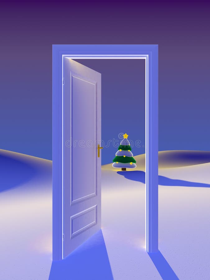 Door to christmas