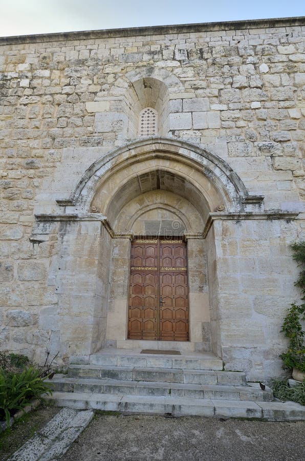 The door to the church