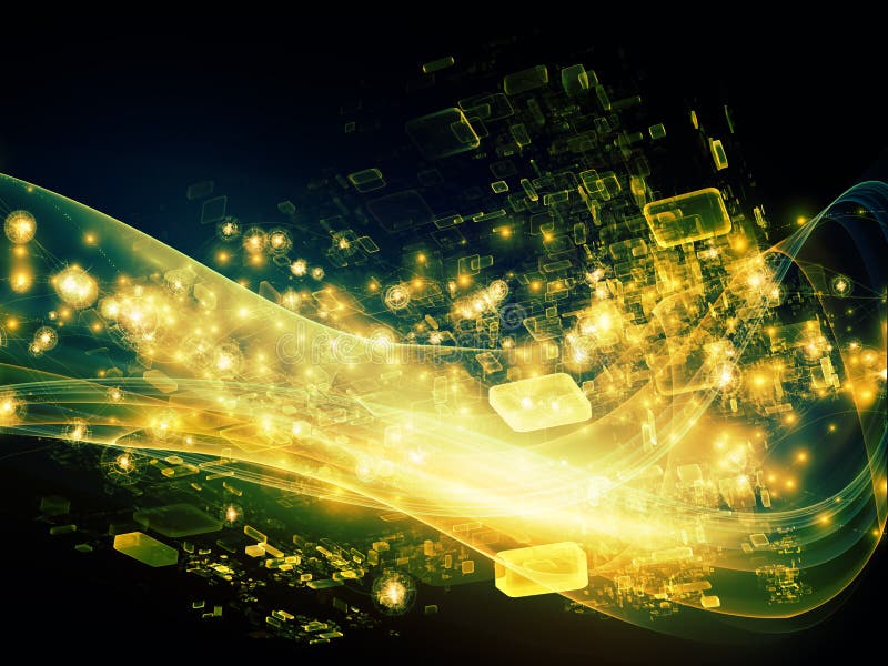 Door to Fractal Realms royalty free illustration