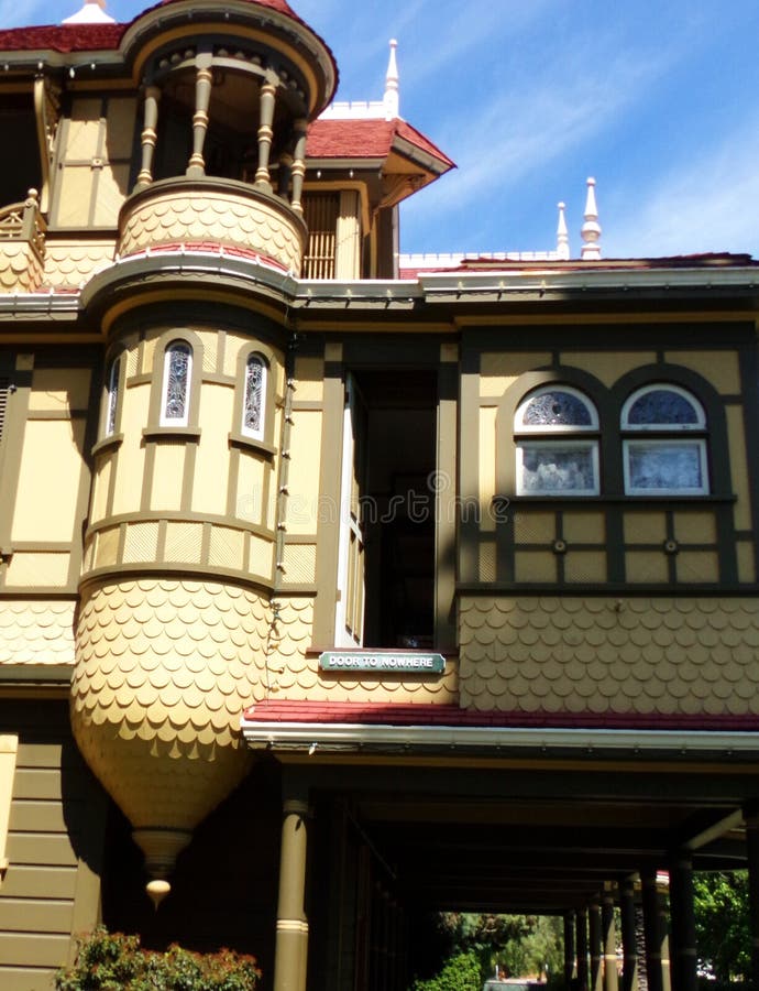 Door to Nowhere of the San Jose Winchester Mystery House. Door to Nowhere of the San Jose Winchester Mystery House