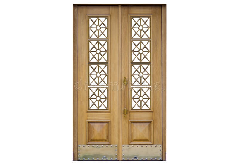 Door on a white background stock images Door on a white background stock images