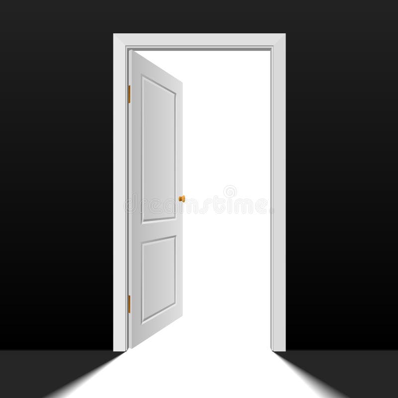 Vector illustration of a doorway