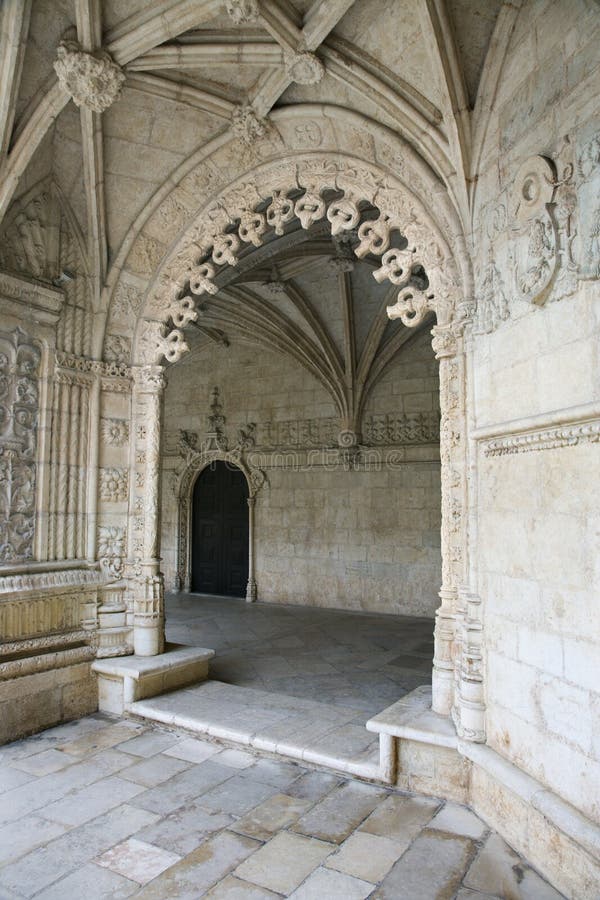 Doorway in Monastery in Portugal.