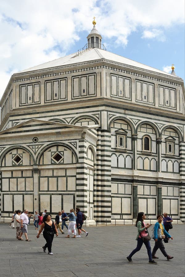 Dopkapell av Florenze - Italien royaltyfri fotografi