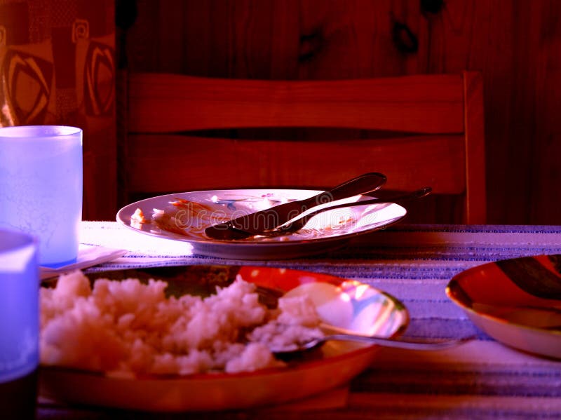 Dopo il pranzo fotografia stock libera da diritti Dopo il pranzo fotografia stock libera da diritti