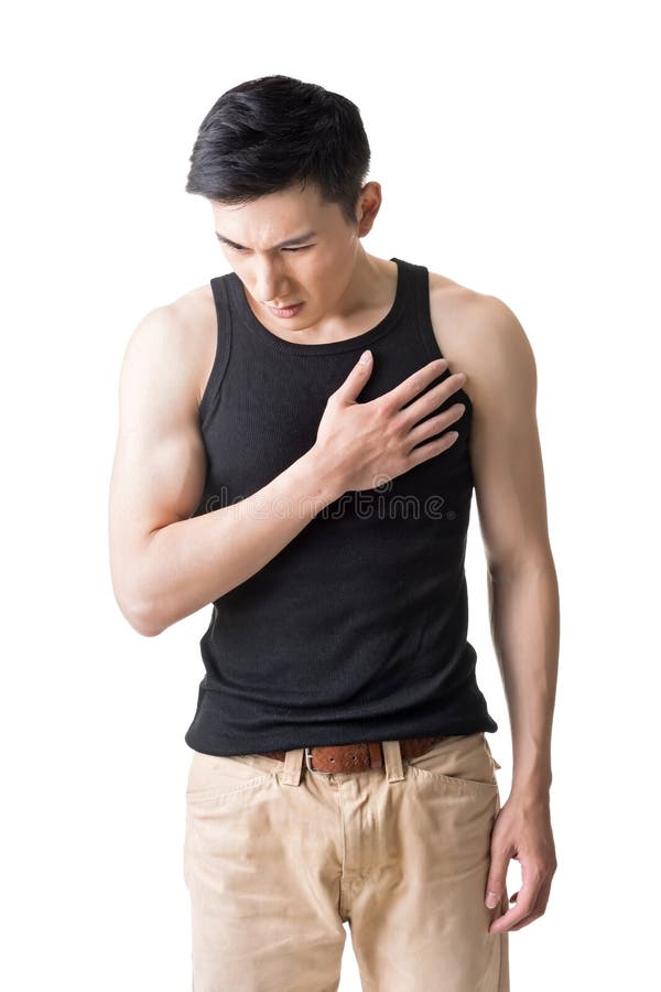 Dor no coração fotos de stock