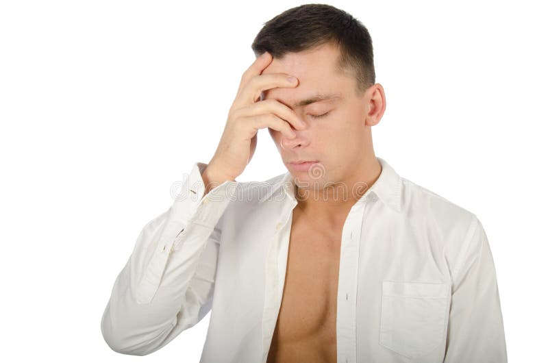 Dor e desespero Indivíduo novo triste fotos de stock