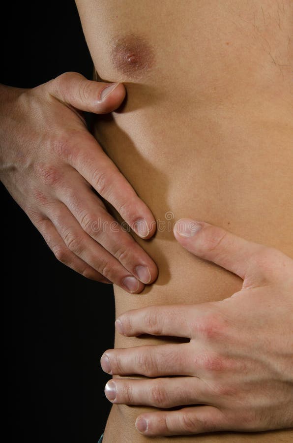 Dor e desespero Indivíduo novo triste fotografia de stock royalty free