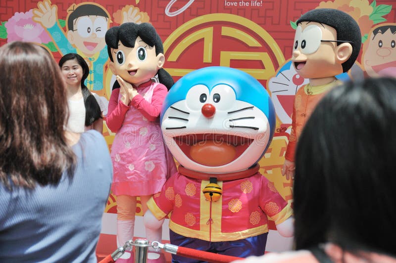 Doraemon Mascot Meet and Greet Session at Singapore Jurong Point ...