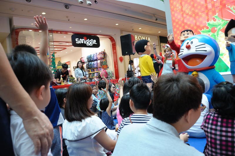 Doraemon Mascot Meet and Greet Session at Singapore Jurong Point ...