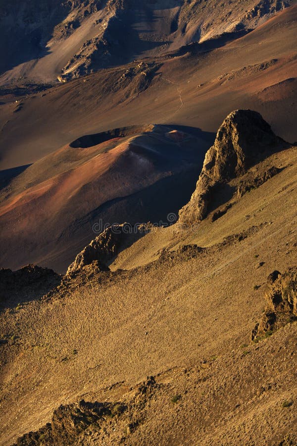 Dormant volcano in Haleakala.