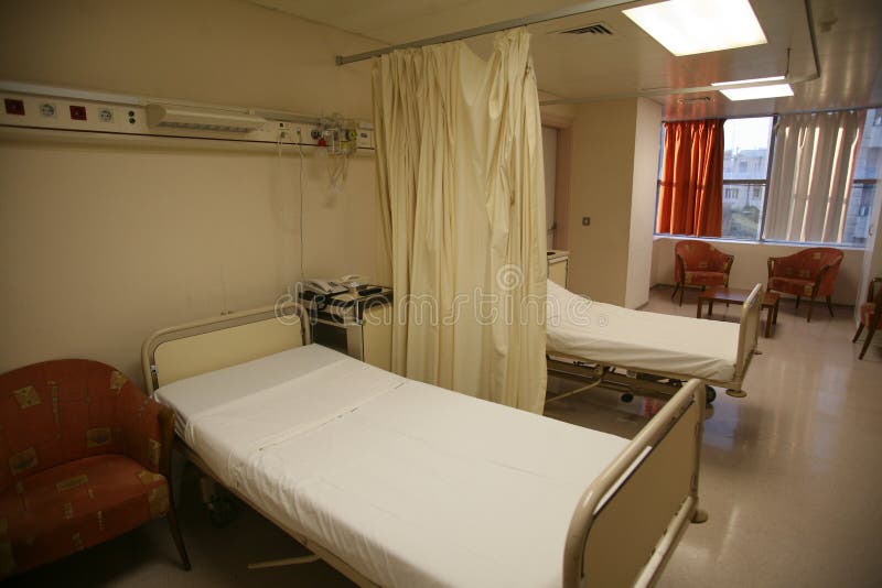 Dormitorio de la cama de hospital