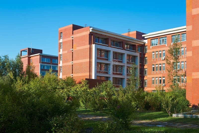 The dormitory building