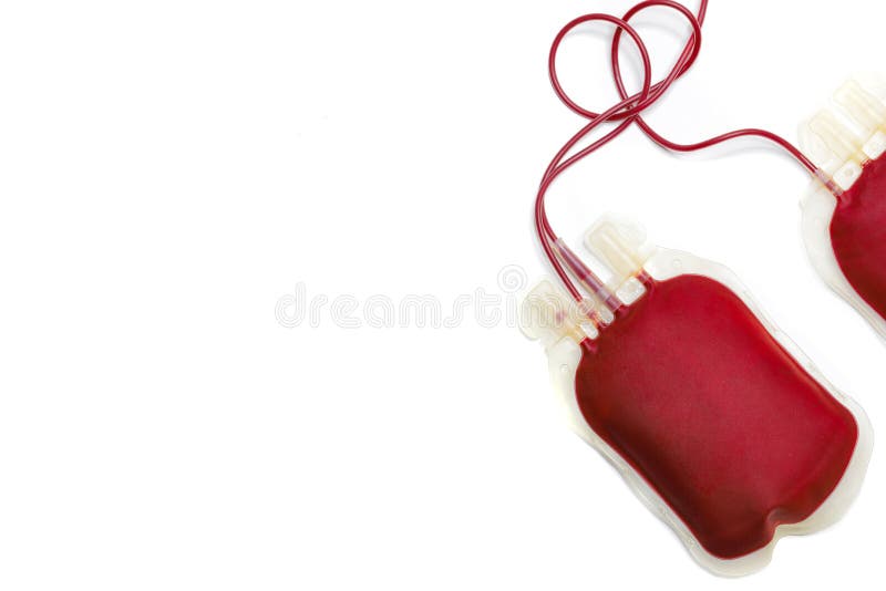 dos bolsos de la sangre imagen de archivo libre de regalías dos bolsos de la sangre imagen de archivo libre de regalías