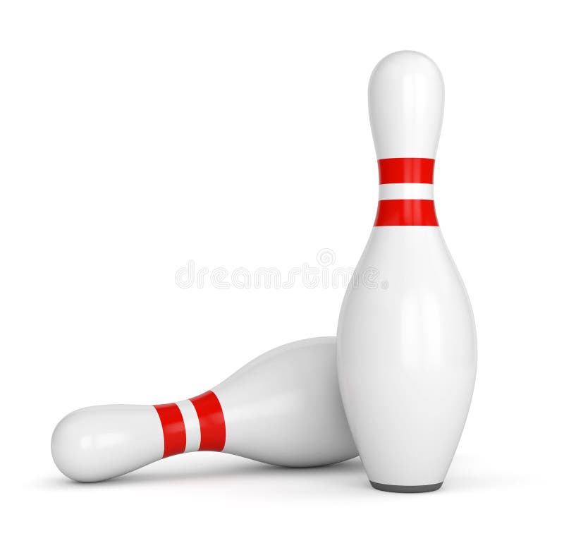 Dos contactos de bowling ilustración del vector Dos contactos de bowling ilustración del vector