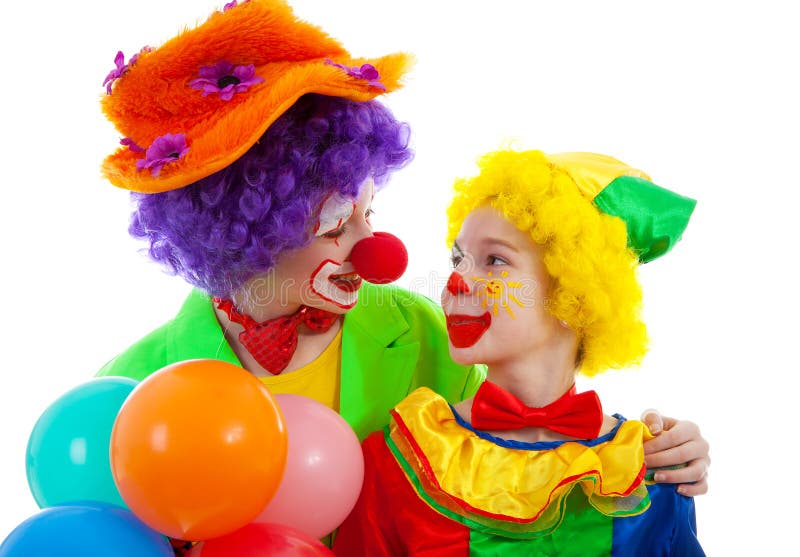 Dos Niños Vestidos Como Payaso Divertido Colorido Imagen de archivo - Imagen de partido, carnaval: 23913635 Dos Niños Vestidos Como Payaso Divertido Colorido Imagen de archivo - Imagen de partido, carnaval: 23913635