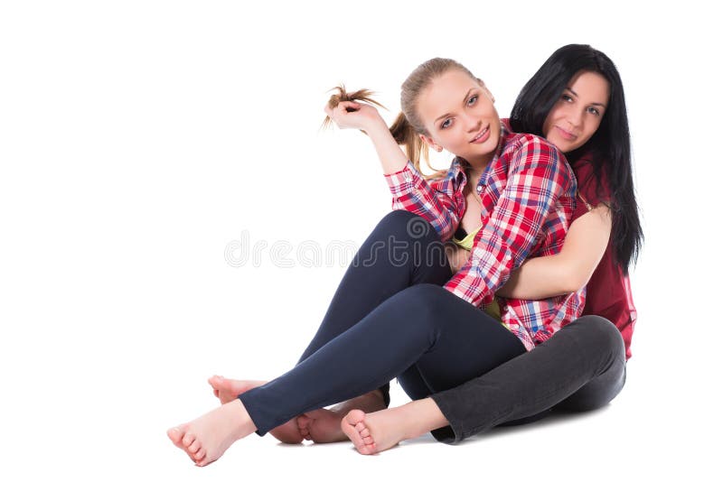 Dos novias bonitas imagen de archivo libre de regalías Dos novias bonitas imagen de archivo libre de regalías