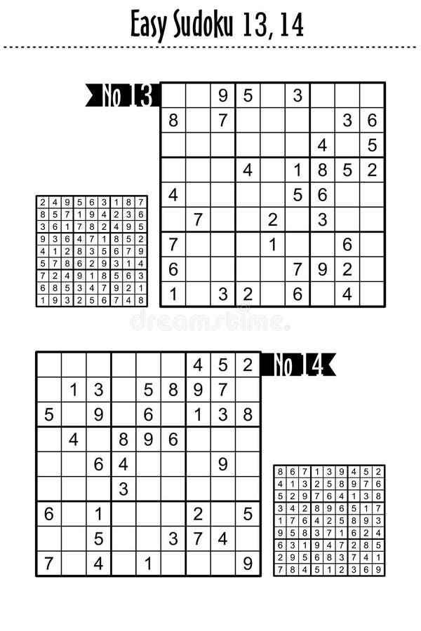 Debilitar Panadería toxicidad Sudoku De Bajo Nivel Rompecabezas 5, 6 Ilustración del Vector - Ilustración  de adultos, libro: 161571033