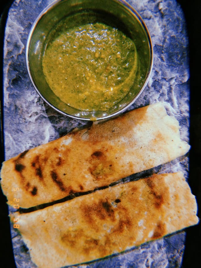 Dosa Chutney with Grey Background Stock Image Image of spicy, healthy