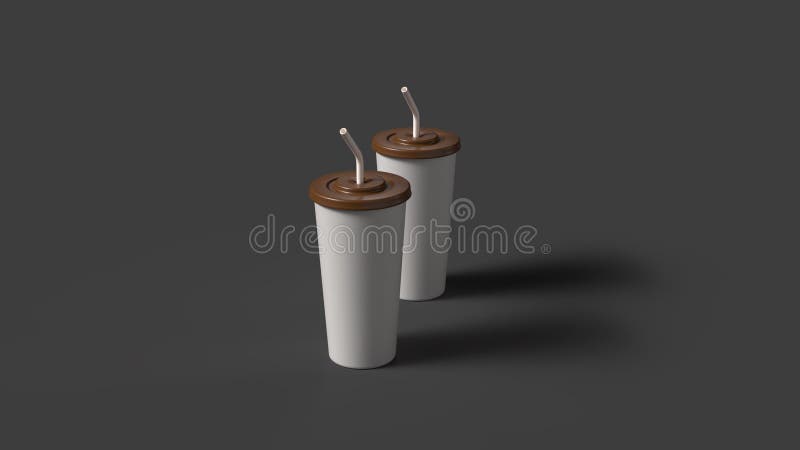 Dose oder Kaffee Glas 3D-gerendert, fotorealistisches Bild isolierter Hintergrund lizenzfreie abbildung