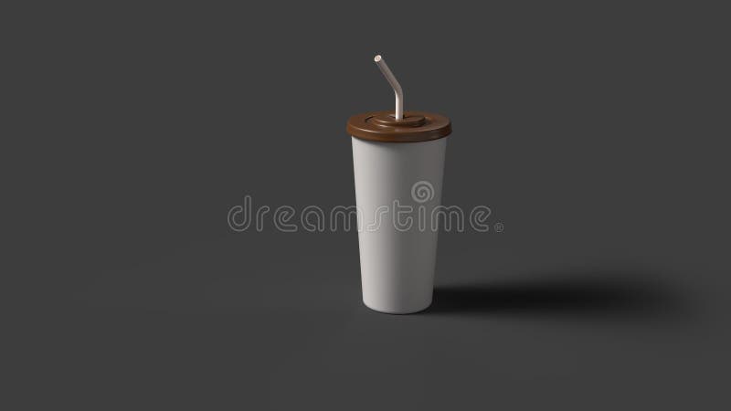 Dose oder Kaffeeglas 3D-gerendert, fotorealistisches Bild isolierter Hintergrund stock abbildung