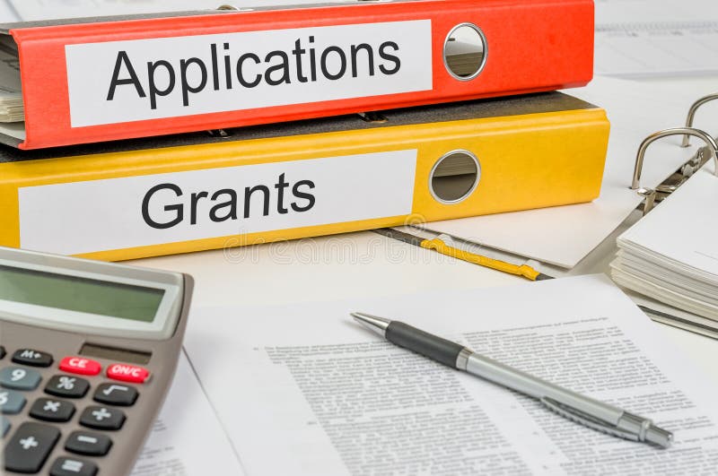 Folders with the label Applications and Grants. Folders with the label Applications and Grants