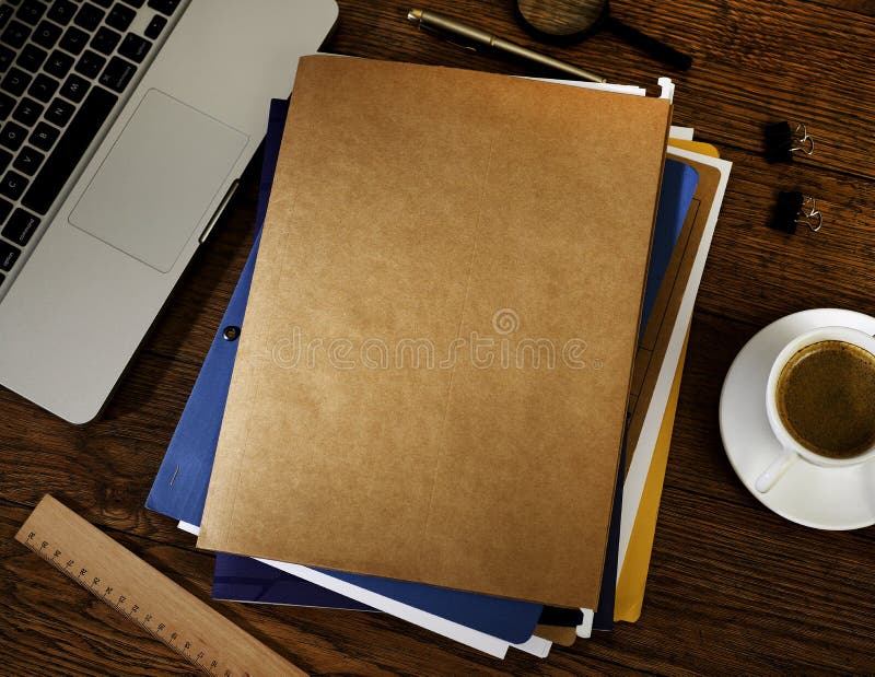 Dossiers de Manille d'en haut images stock Dossiers de Manille d'en haut images stock