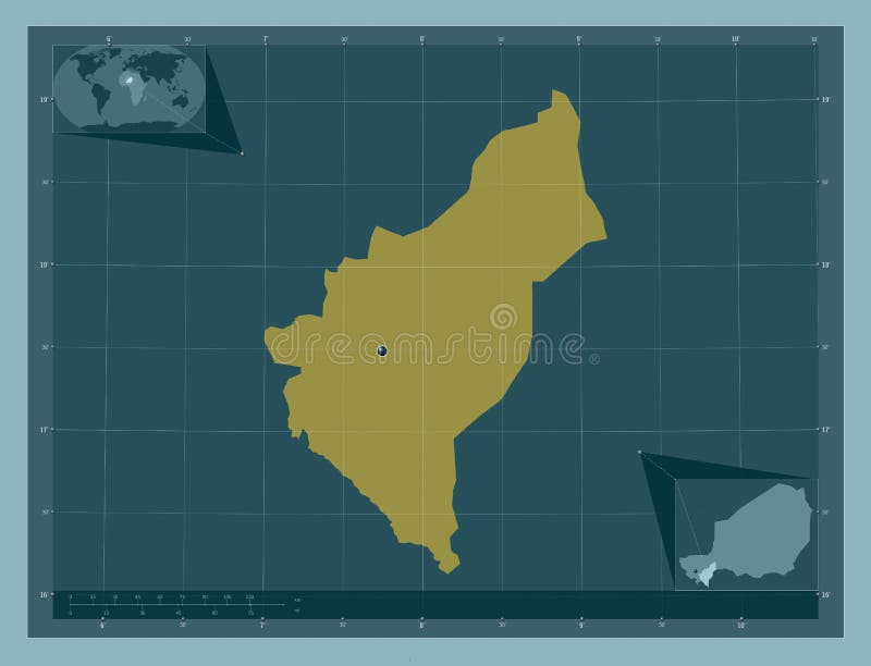 Dosso, Niger. Solid. Capital stock illustration