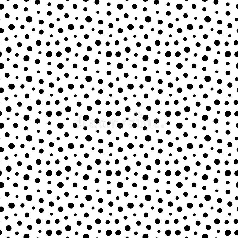 Polka Dot Pattern Background Design. Colourful Spotted Vector Seamless ...