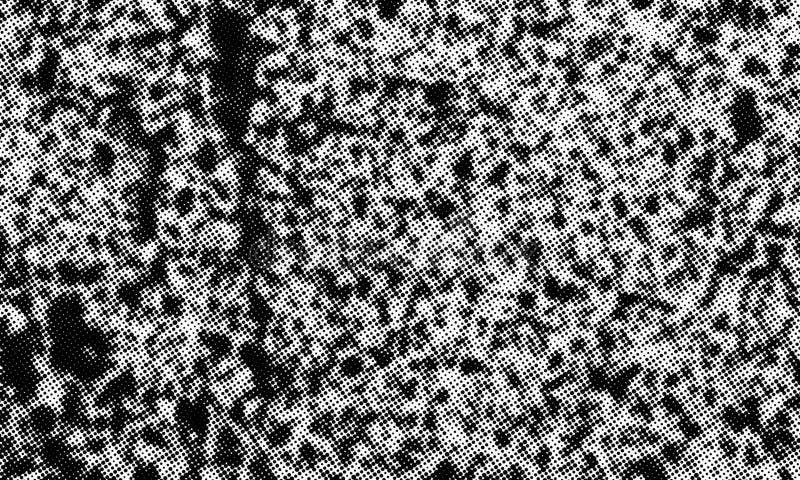 Halftone pattern Black. Distressed halftone grunge black and white scratches blurry shaded rough texture background. vector illustration