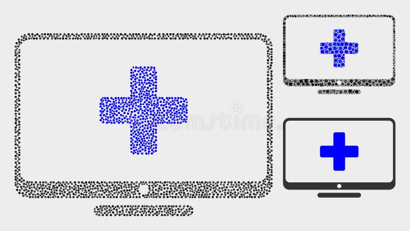 Dot Vector Computer Medicine Icons illustration de vecteur Dot Vector Computer Medicine Icons illustration de vecteur
