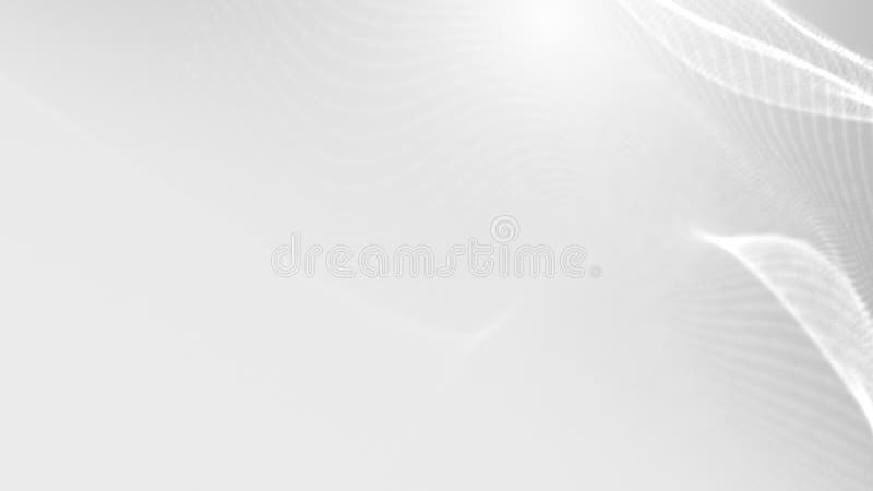 Dot white gray wave light technology texture background. royalty free illustration