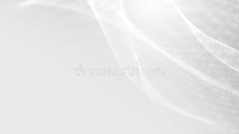 Dot white gray wave light technology texture background. vector illustration