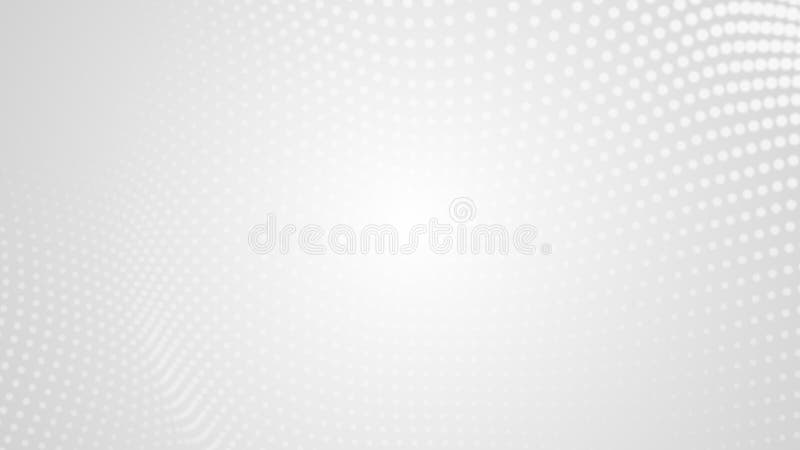 Dot white gray wave light technology texture background. stock illustration