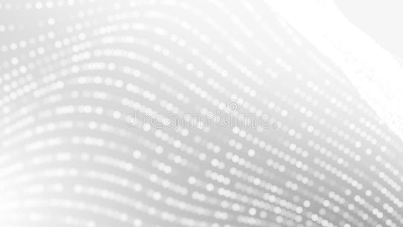 Dot white gray wave light technology texture background. royalty free illustration